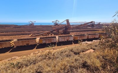 ダンピア, 港, システム, 搬送, 巨大, 韓国船