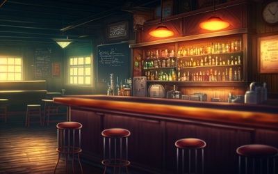 パブ, 空いている