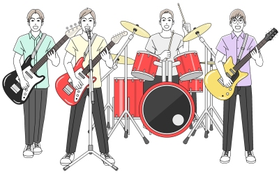 ロックバンド, ドラマー