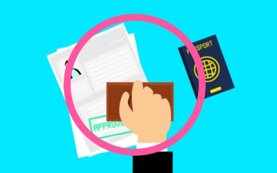 シャルルドゴール空港, 入国許可, スタンプ