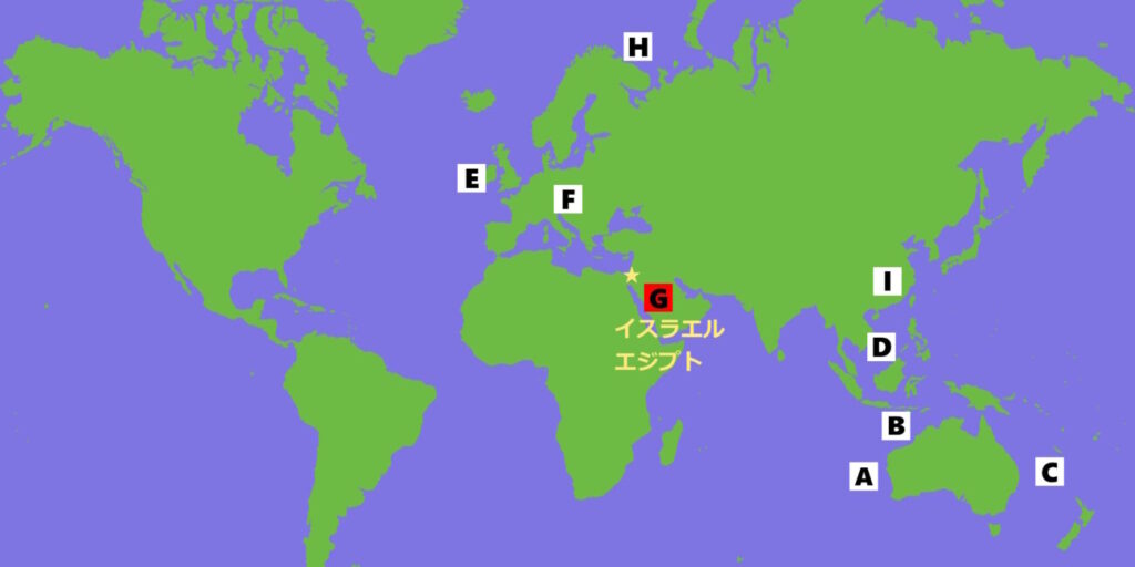 イスラエル エジプト